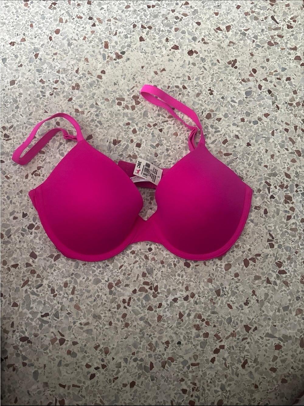 NWT PINK Victoria's Secret Hot Pink T-Shirt Bra